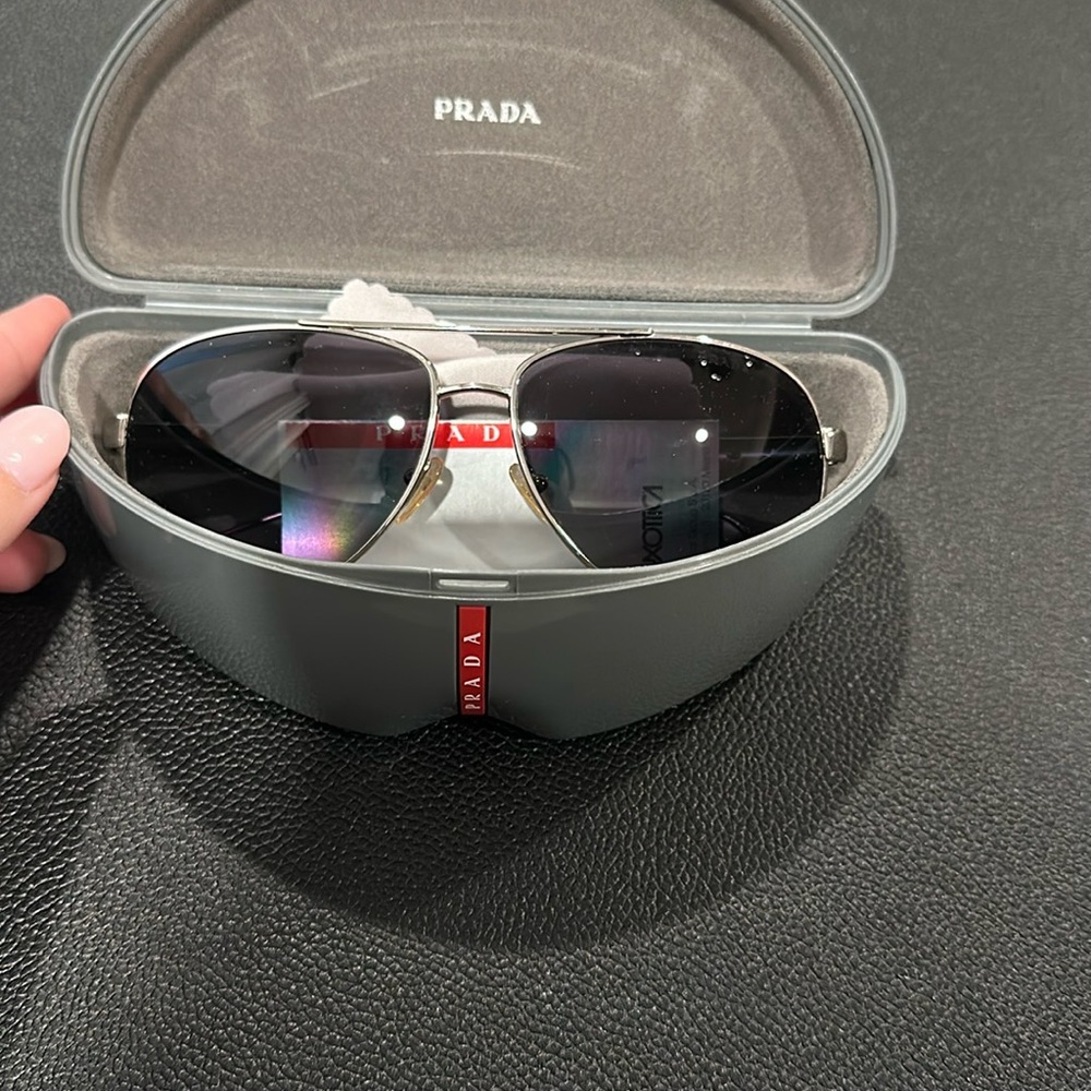 Prada Linea Rossa Ops Aviator Sunglasses - Picture 3 of 10
